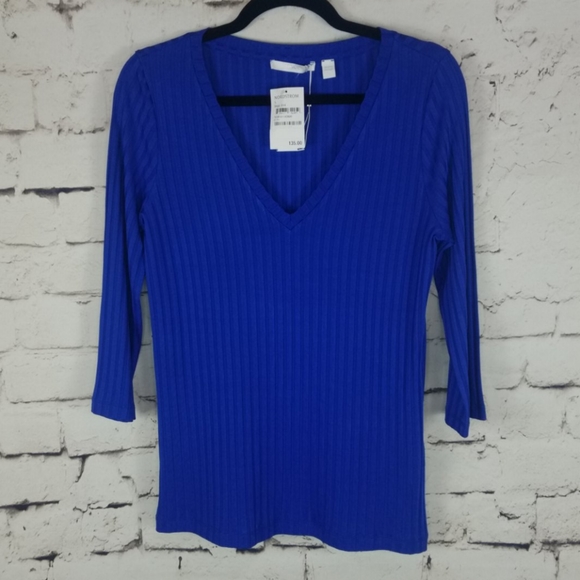 NWT BOSS Hugo Boss Etrica Ribbed Top Size Small - Picture 4 of 8